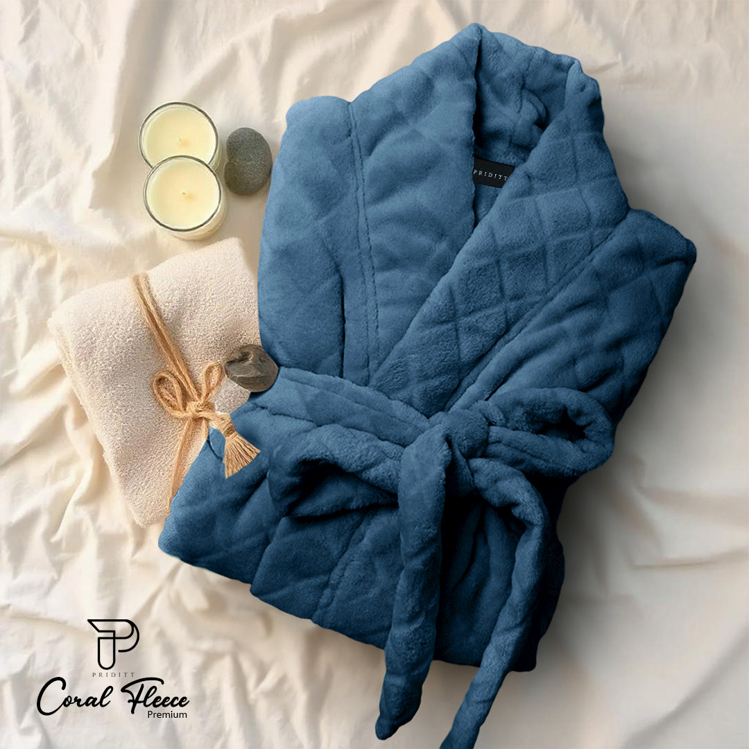 Coral Fleece Bathrobe