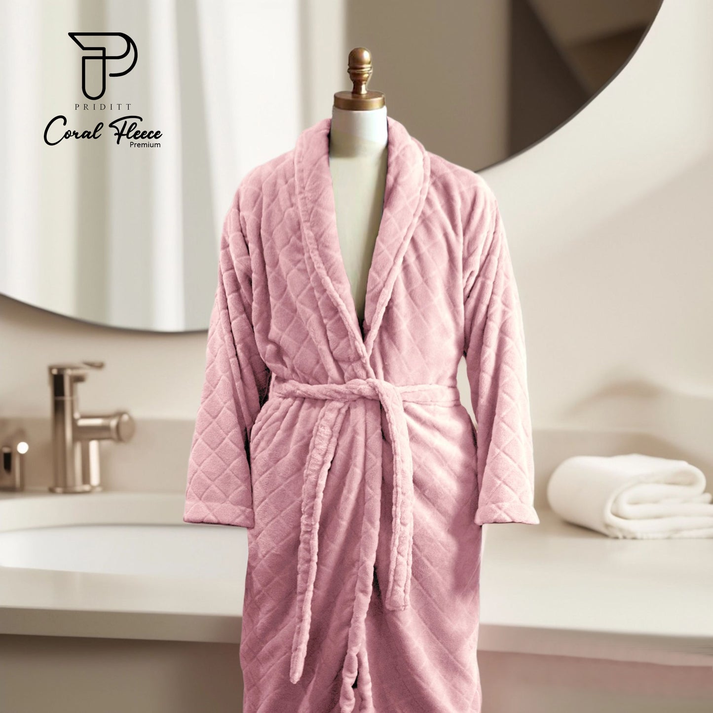 Coral Fleece Bathrobe
