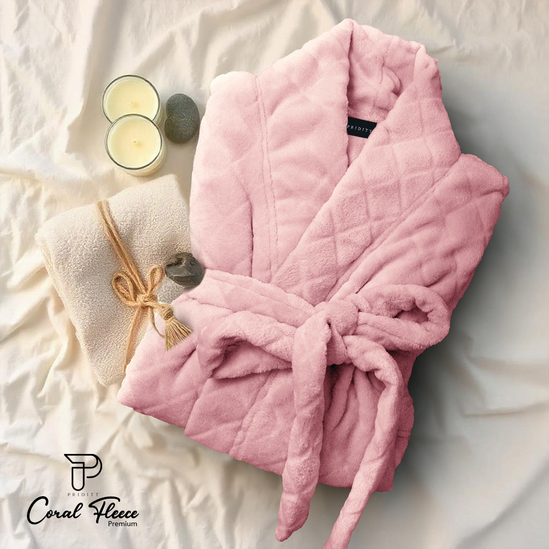 Coral Fleece Bathrobe