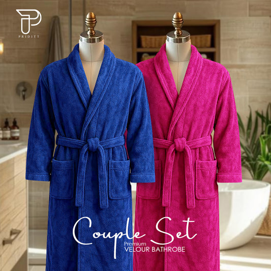 Velour bathrobe (Couple set)