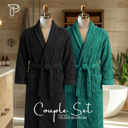 Velour bathrobe (Couple set)