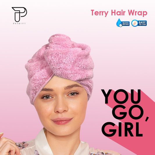 Terry hair turban