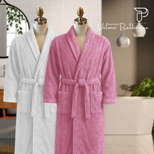 Velour bathrobe (Couple set)