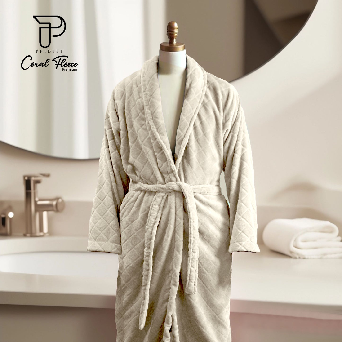Coral Fleece Bathrobe