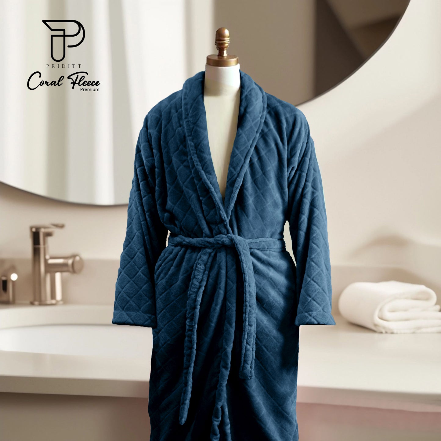 Coral Fleece Bathrobe